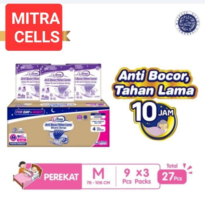 Ready Lifree popok perekat M9 / Lifree perekat M 9