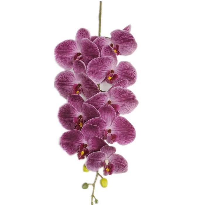 Bunga Anggrek Artificial Latex Import Premium-Anggrek Motif Gratis Ongkir