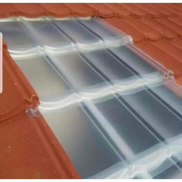 Genteng Pasir / Metal Transparan / Bening / Clear Gratis Ongkir