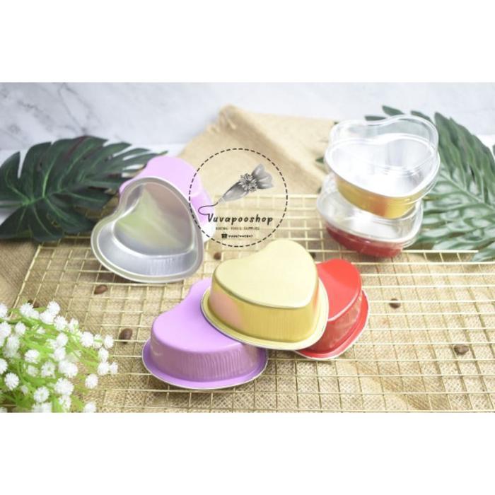 Cup Aluminium Foil Hati Isi 10Pcs / Aluminium Foil Baking Cup