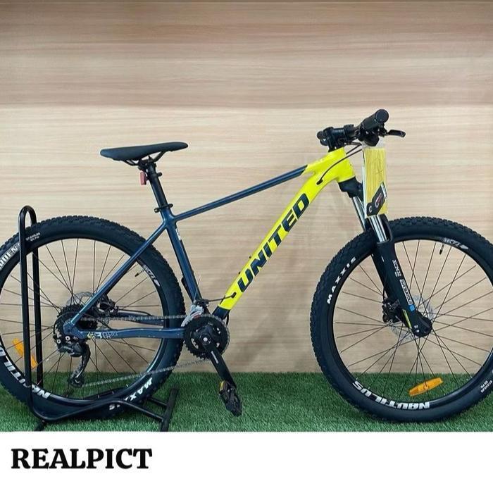 Sepeda MTB 27.5 UNITED CLOVIS 3.10 - Kuning Abu - Kuning Abu