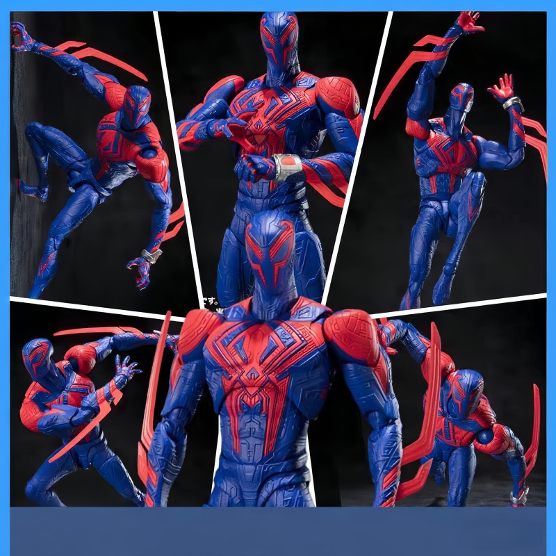 In Stock Ct Toys Spiderman 2099 Spider Man Across The Spider Verse Anime Action Figure Figurine