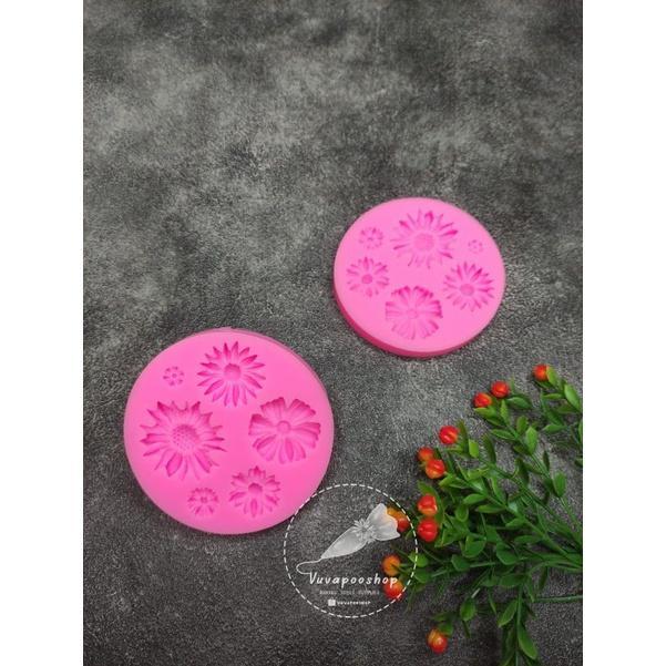 CETAKAN SILICONE FLOWER 2 / SM FLOWER 2 / CETAKAN COKLAT PUDING SILIKON