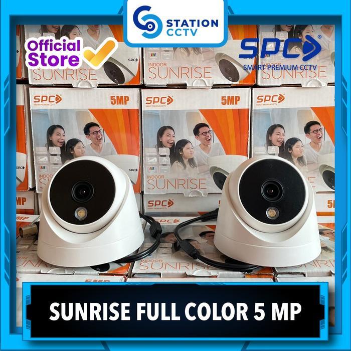 Spc Sunrise Indoor Full Color 5 Mp / Cctv Camera Colorvu 5 Mega Pixel
