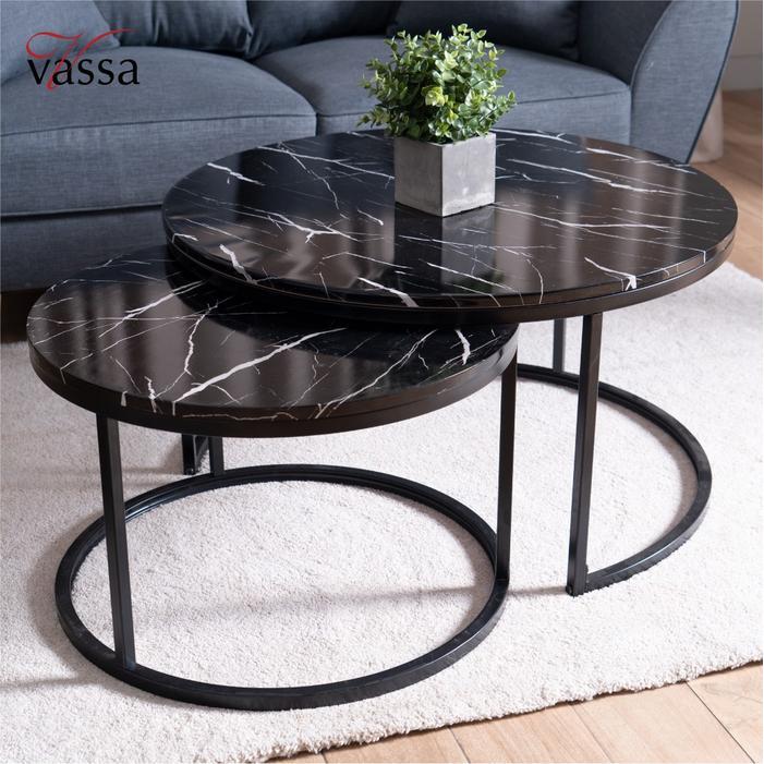 Round coffee table Meja round Coffee Table