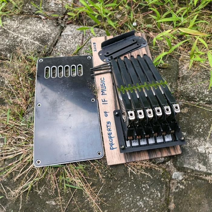 Bridge Gitar Evertune F Model 6 String Black - IM