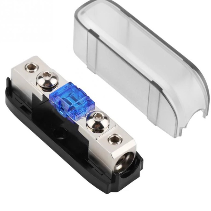 Car Audio Fuse Power Fuse Holder 30-150A Stereo Audio Single Way Agu Fuse Holder Power Distribution