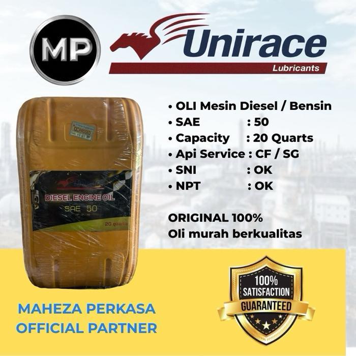 OLI MESIN DIESEL UNIRACE DIESEL OIL SAE 50