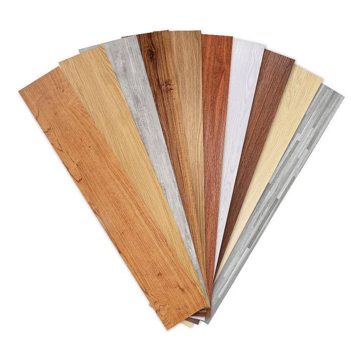(36 Pcs) Floor Vinyl Lantai Stiker 91cm x 15cm Wallpaper Lantai Tahan Air Lantai Motif Kayu Perekat