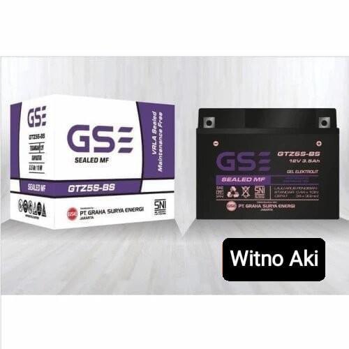 Aki Motor Yamaha Xeon Rc Gtz5S Gs E Aki Kering Mf