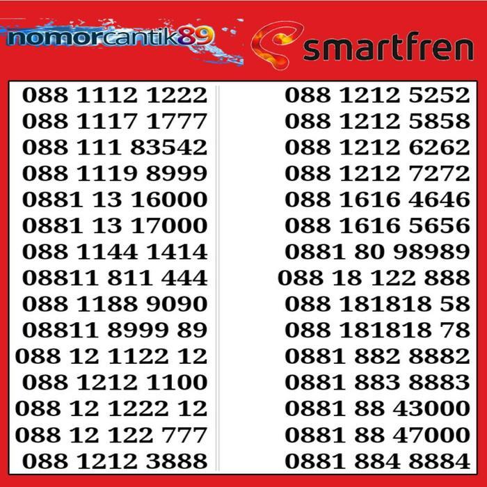 Nomor Cantik Smartfren Kartu Smartfren Perdana Smartfren
