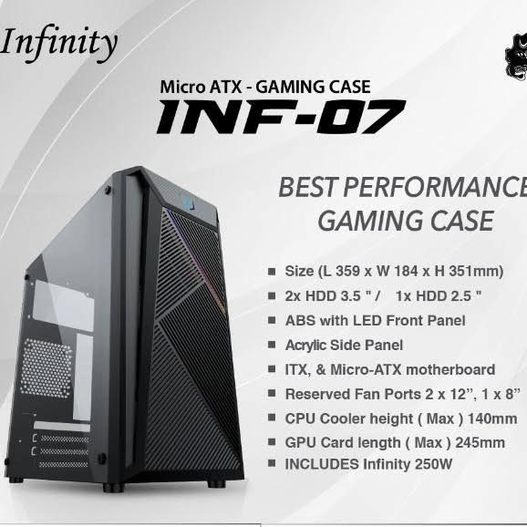 Komputer / CPU / PC Rakitan Gaming & Editing Core i7 + VGA 4GB DDR5