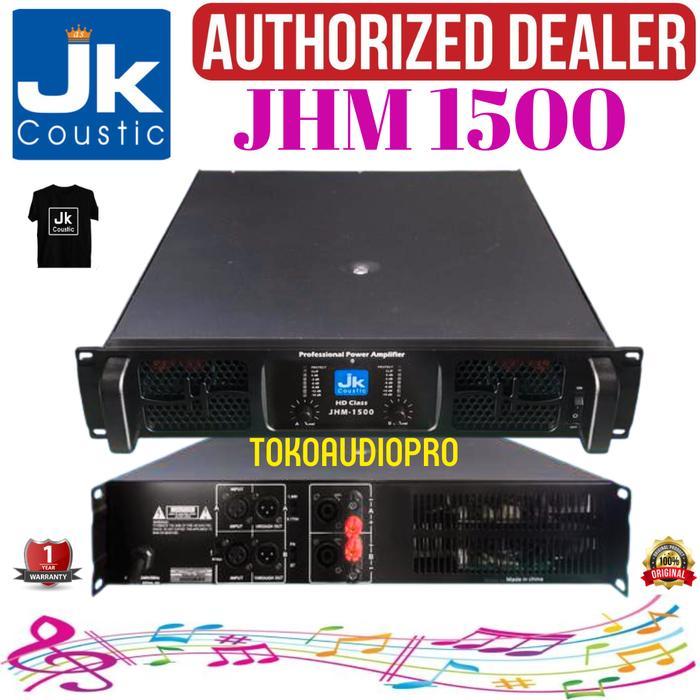 Power Amplifier 2 Channel Jk Coustic Jhm-1500 2 X 1500 Watt Jhm1500 Power Hd Class Jhm1500 Co
