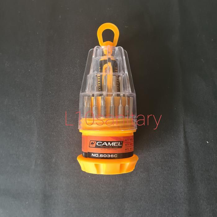 "New" Obeng HP Camel Set Obeng Set Camel 31 in 1 obeng jam set obeng kecil