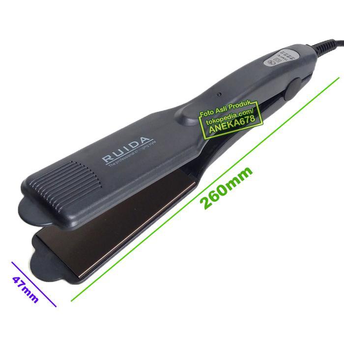 Ruida Plat Catok Extra Lebar Alat Catokan Rambut Lurus Besar Original Asli Curly Tbk