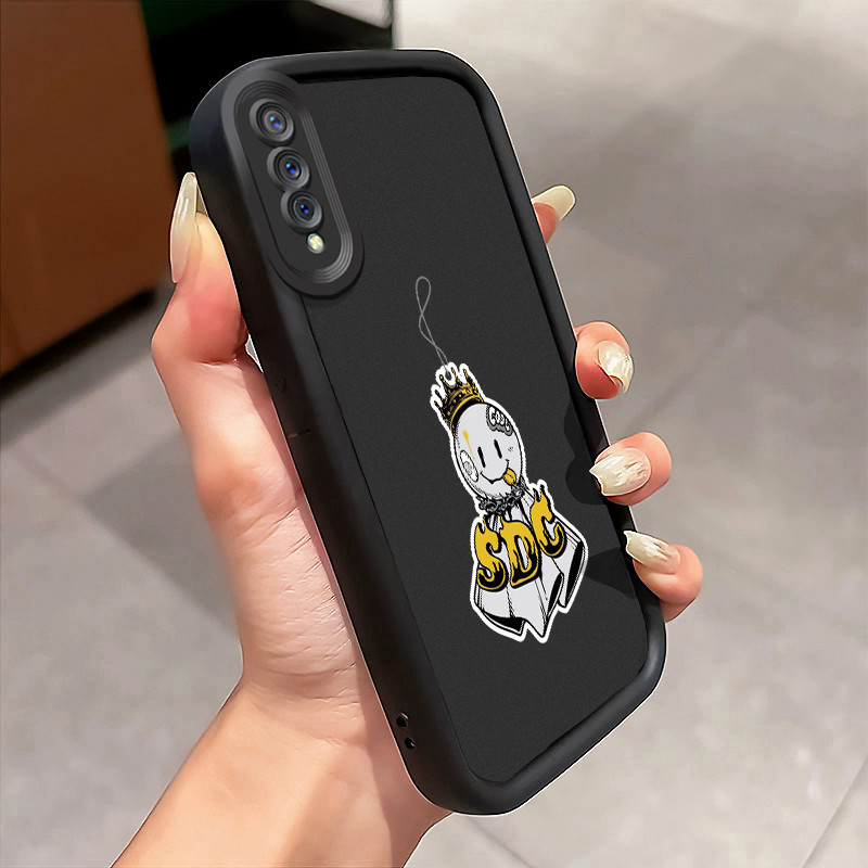 Casing Hp VIVO S1 VIVO S1 Pro Case Casing HP Gantung Manusia Salju Pola kasus ponsel tangga sederhan