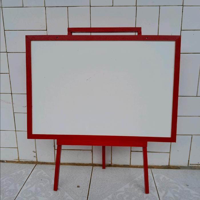 Papan Tulis Anak Ukuran 40X60Cm // Whiteboard Anak Populer
