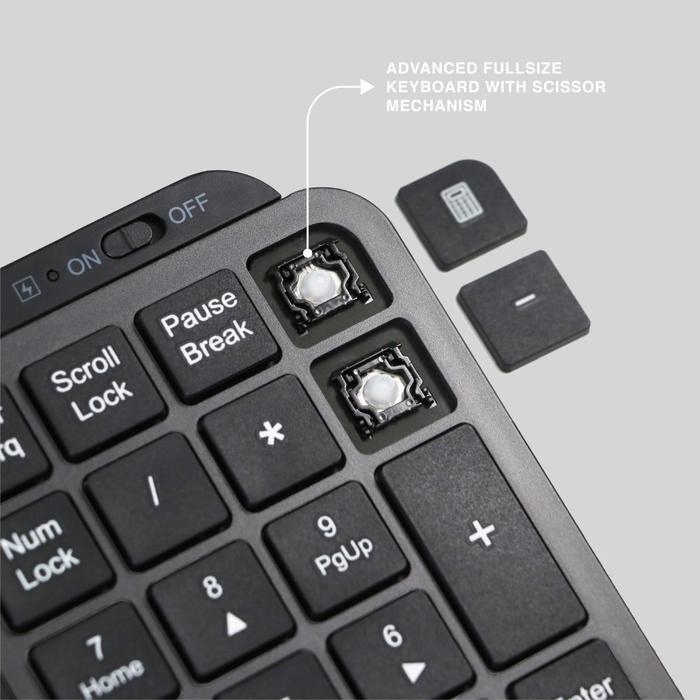 New Rexus KL100 KL150 KL200 Keyboard Office Wireless Bluetooth Dual Mode KL 100 KL 150 KL 200