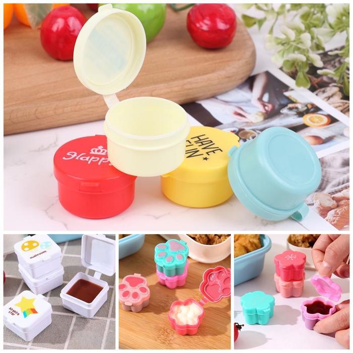 (PROMO RAMADHAN) SAUCE CUP BENTO WADAH SAOS SAMBAL TOMAT MINI LUCU PREMIUM TERMURAH TERLARIS
