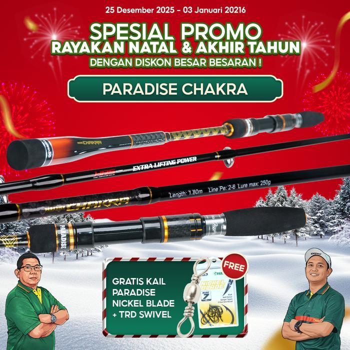 QUALITY JORAN SPECIALIST JIGGING PARADISE CHAKRA CARBON SOLID [HIGH RESPOND SOLID] DASARAN LAUT