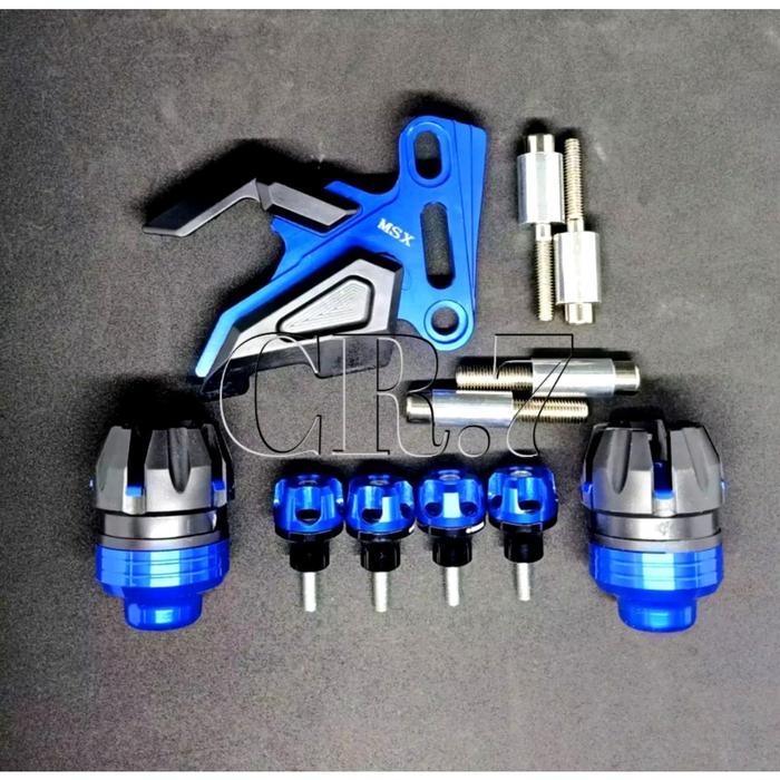 Paket Hemat 3 In 1 Cover Kaliper Plus Jalu As Roda Plus Baut Spakbor Variasi For Yamaha Nmax Aerox