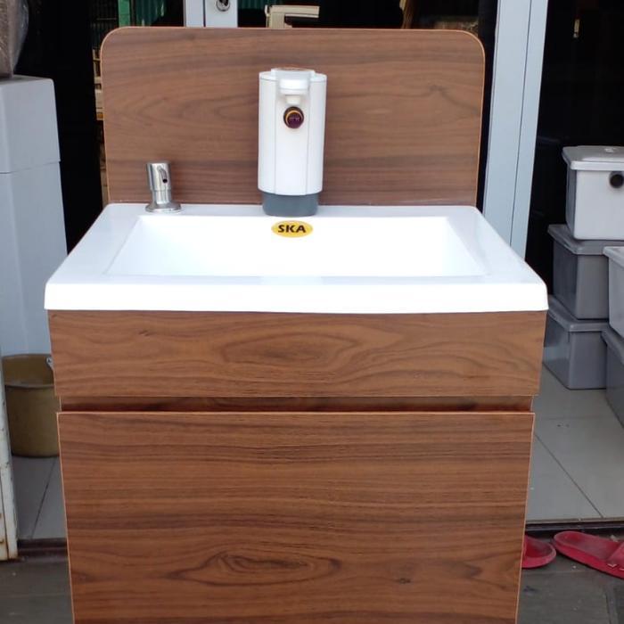 Wastafel portable sensor otomatis + SKA + Modern dan Minimalis - Kran Sensor