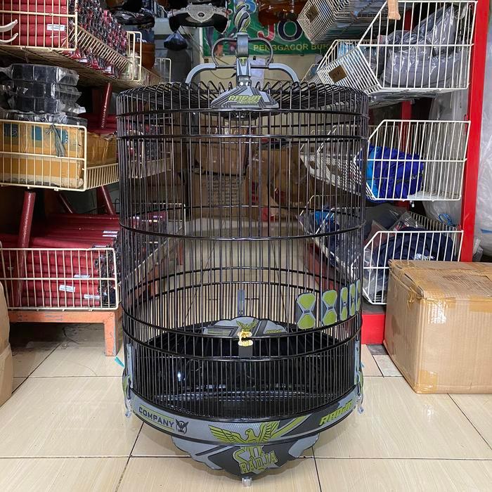 SANGKAR KANDANG MURAI RADJA COMPANY CARBON 3D HIJAU ARMY PVC TERBARU