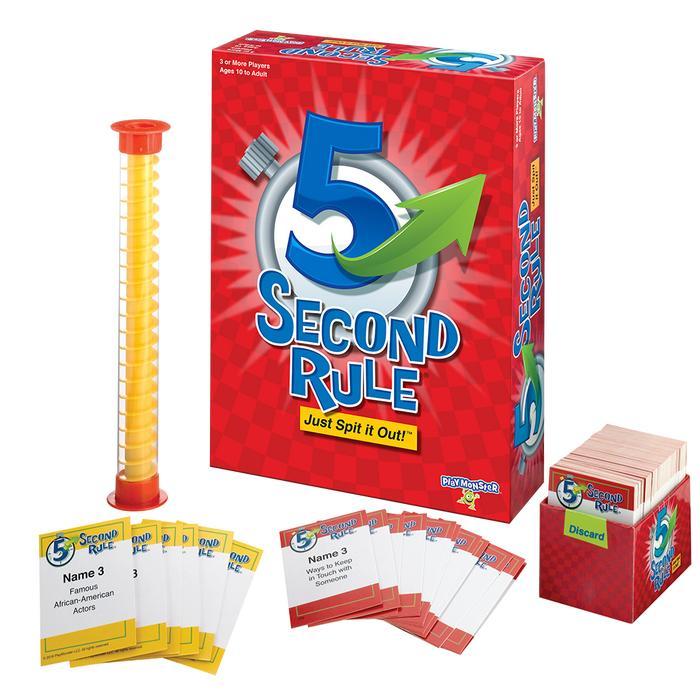 5 Second Rule Board Game Family Game