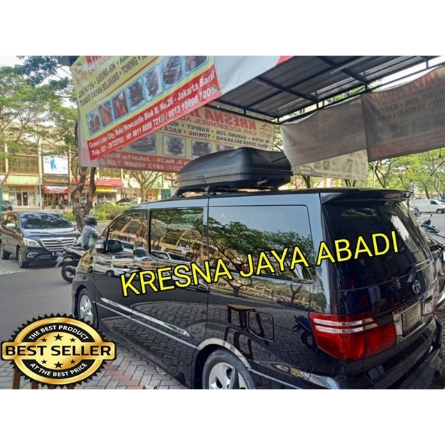 ROOF BOX ALPHARD DENGAN KAPASITAS BESAR