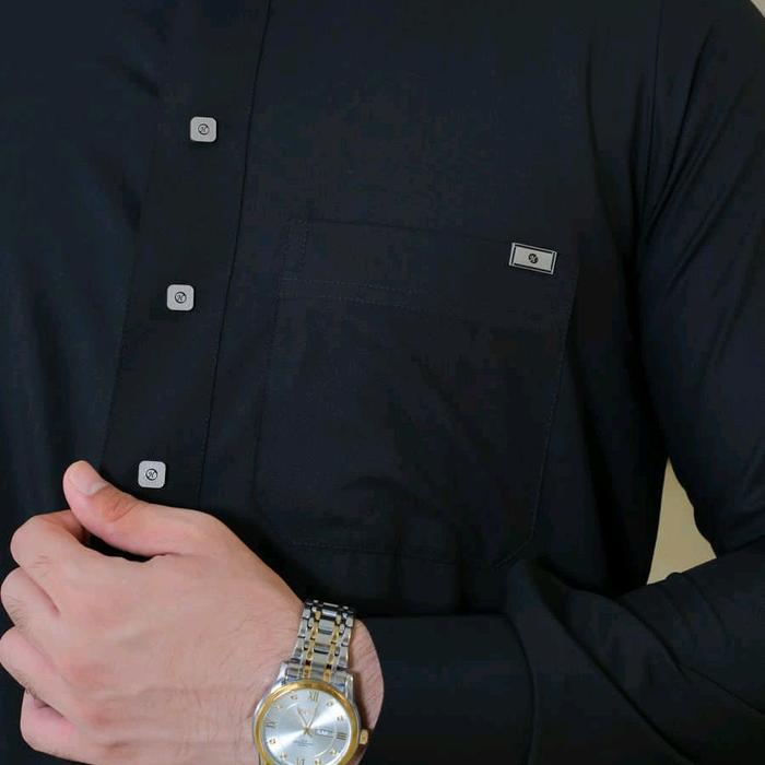 Gamis / Jubah Al Haramain Premium Original Import Hitam
