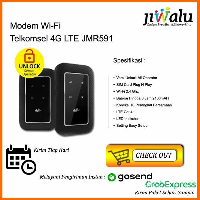 Modem Mifi 4G Unlock All Operator Free Telkomsel 14Gb