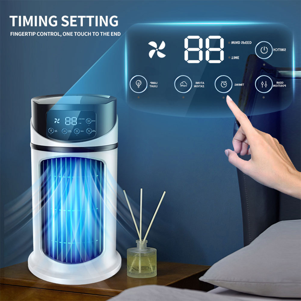 Portable Mini Air Conditioner Air Cooler Fan Water Cooling Fan Air Conditioning Air Cooler For