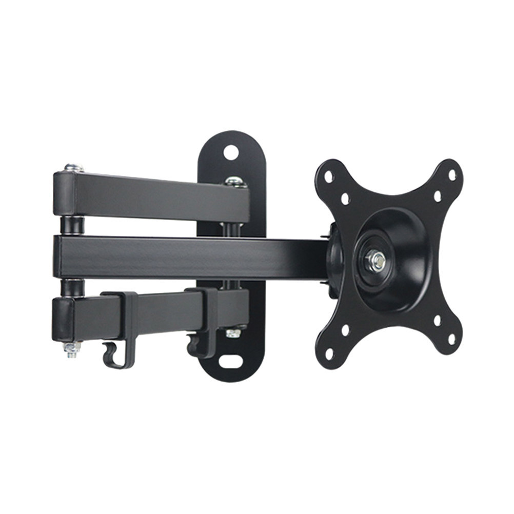 Wall Mount Bracket for 10-27 Inch LED Monitor Fixed Flat Panel Frame Support Adjustable Arm 15