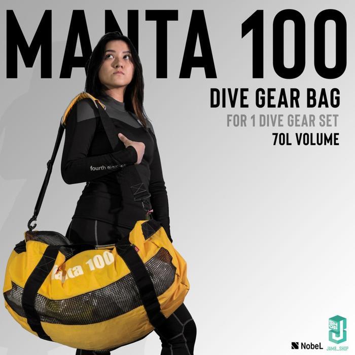 PROMO Tas Peralatan Diving Selam Besar / Dive Bag 70L / Nobel Manta 100