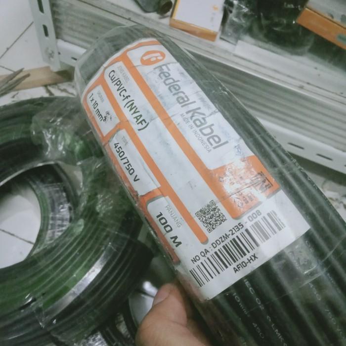 Kabel Listrik Serabut Tunggal NYAF 10 mm / 10mm Federal Per Meter