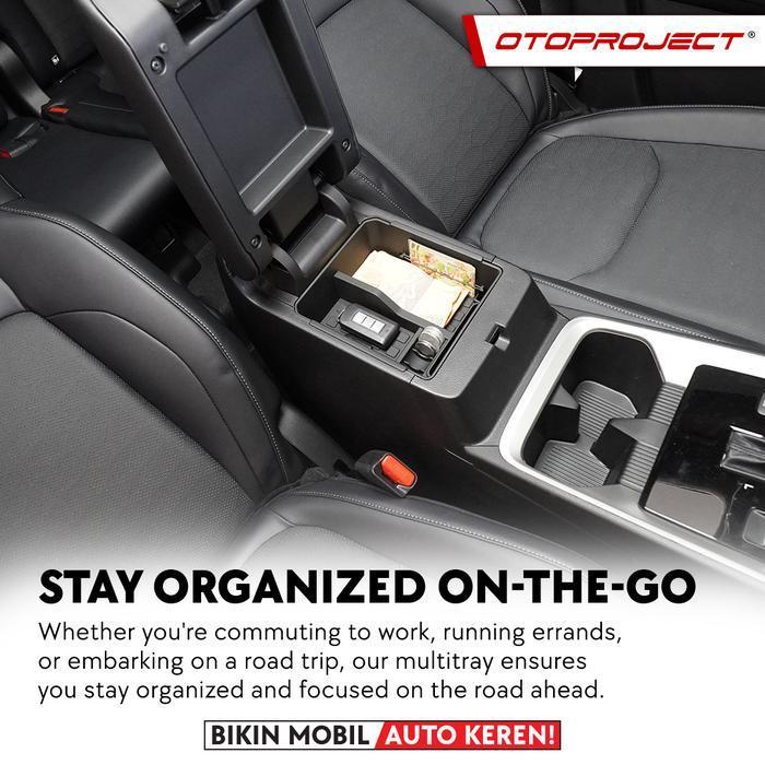 Otoproject - Center Console Box Multitray Destinator Organizer Console Box Mobil Mitsubishi