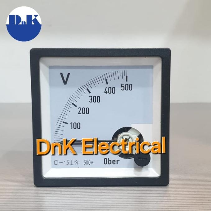 Volt Meter Dc / Dc Volt Meter 500Vdc Merk Ober