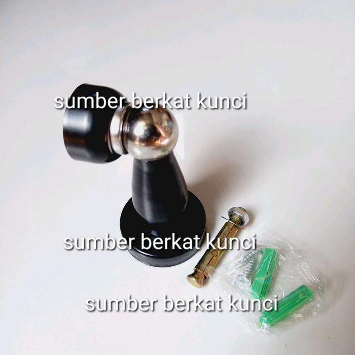 Door Stop Magnit Hitam / Door Stop Hitam Knokk / Door Stop Knokk Hitam