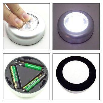 "New" LAMPU TEMPEL 3 LED / LAMPU LEMARI / LAMPU PORTABLE
