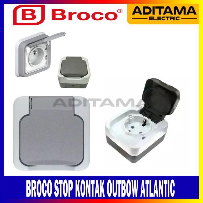 MNTB" STOP KONTAK TUTUP WEATHERPROOF BROCO ATLANTIC / BROCO STOP KONTAK ATLANTIC OUTDOOR