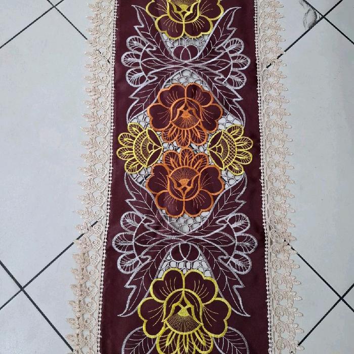 Taplak meja tamu/Taplak meja renda Krancang