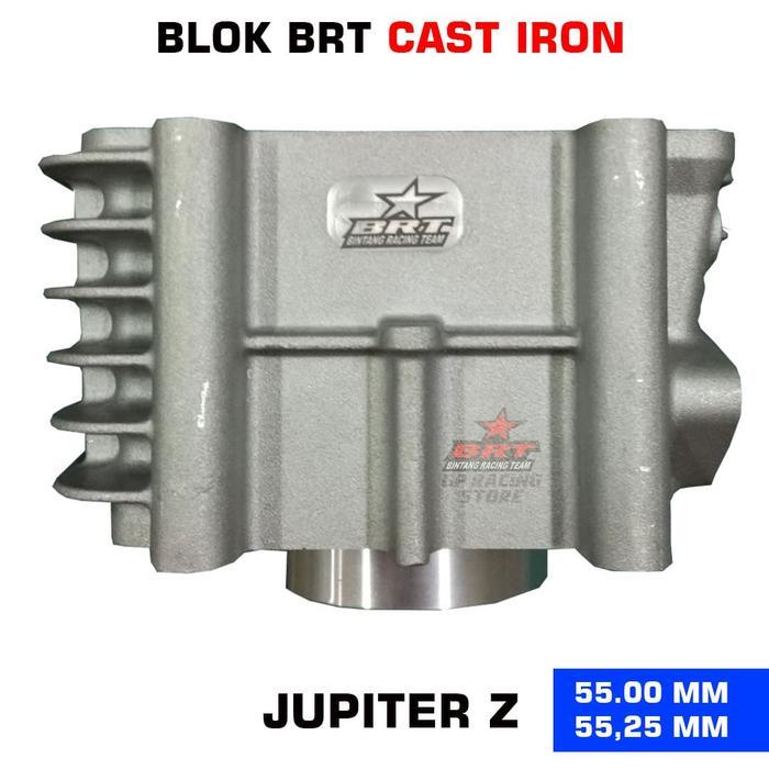 BLOK BRT JUPITER Z - BORE UP 130CC - BAHAN CAST IRON