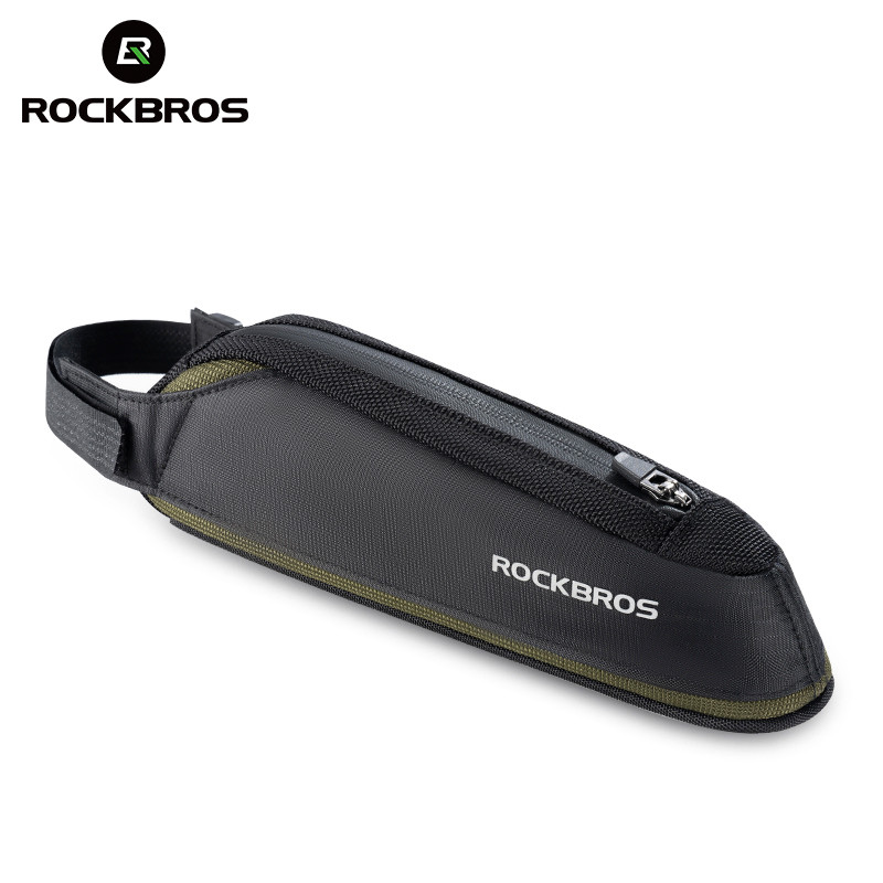 ROCKBROS Bike Bag Portable Bike Top Tube Frame Bag Nylon MTB Road Phone Tool Bag Reflective