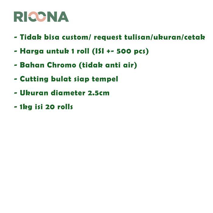 500 pcs Stiker Label Thank You For Your Order