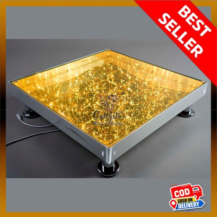 1511856 Lampu Panggung Kaca 1 Set isi 4 PCS Akrilik - Stage Lighting LED Starlit Wedding Floor
