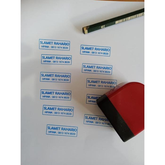 "New" Stempel Murah Khusus Stempel Nama Ukuran Kecil