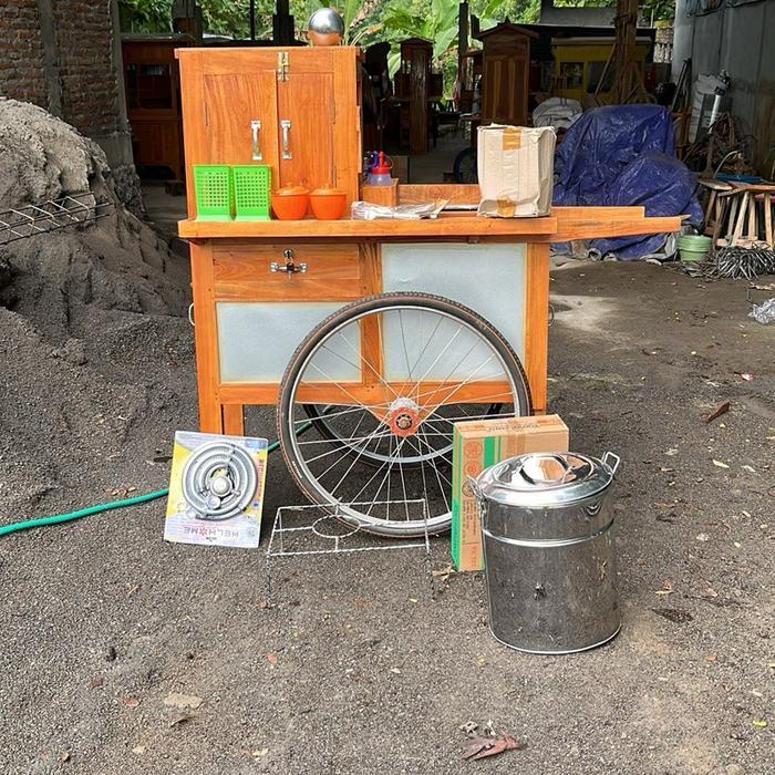 gerobak cilok dorong gerobak bakso cuanki gerobak pentol kuah