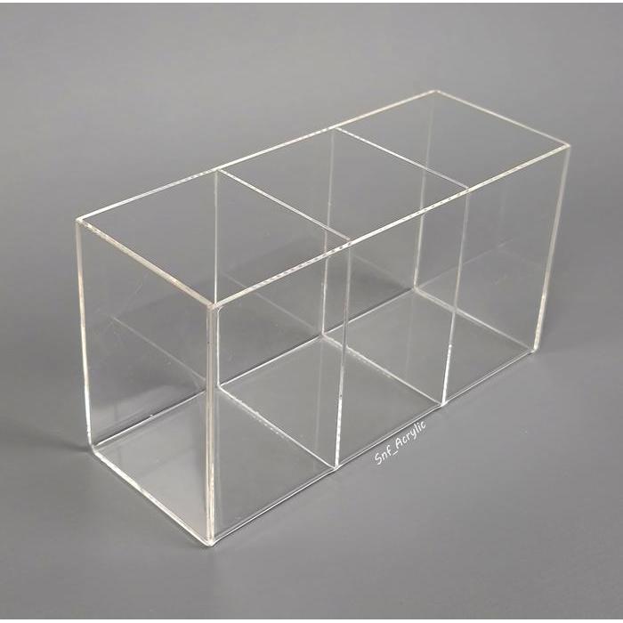 ACRYLIC BRUSH HOLDER / KOTAK PENYIMPAN BRUSH / BRUSH MAKE UP
