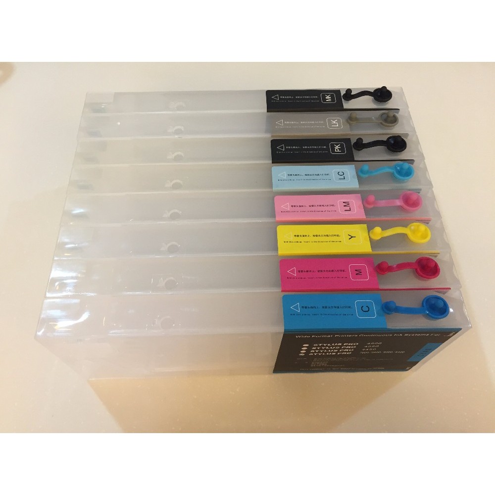 8 Color Refill Ink Cartridge For Epson 7600 9600 Compatible Ink Cartridge With Chips