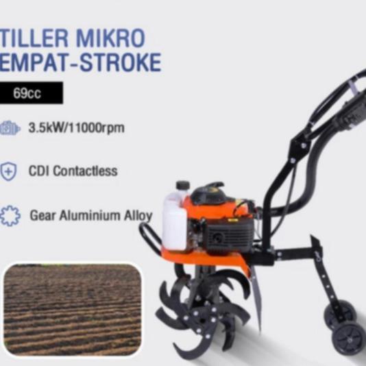 Mesin Bajak Sawah Tiller Cultivator Mesin Traktor Mini Mesin Traktor Sawah Bajak Mini Mesin Bajak Be